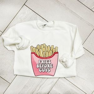 Always! Fries 🍟 before guys! Happy Valentines day!